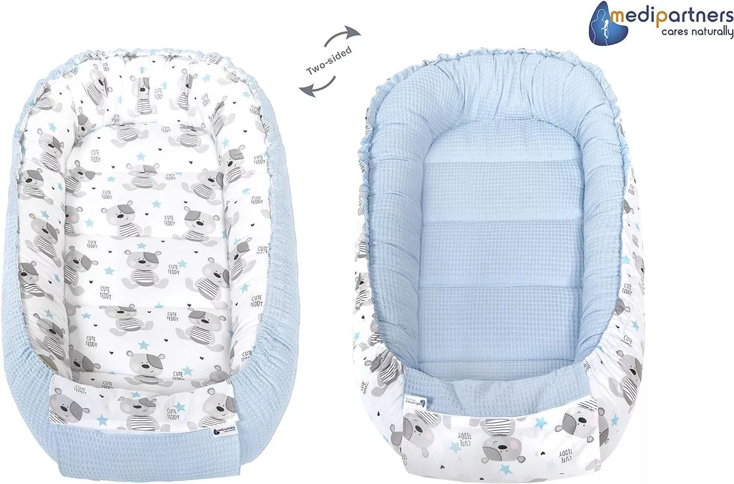 Babynest zum Kuscheln 100% Baumwolle & ÖkoTex zertifiziert