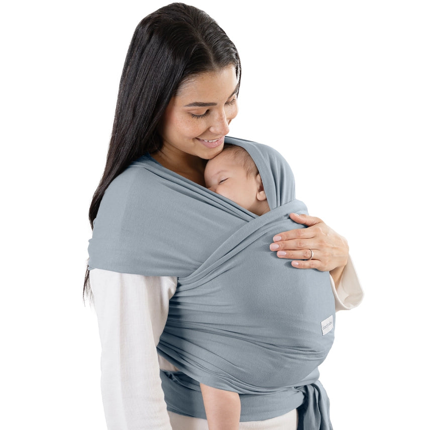 Comfy Cubs Babytrage – Elastisches Tragetuch für Neugeborene, 95% Baumwolle, 0-18 Monate