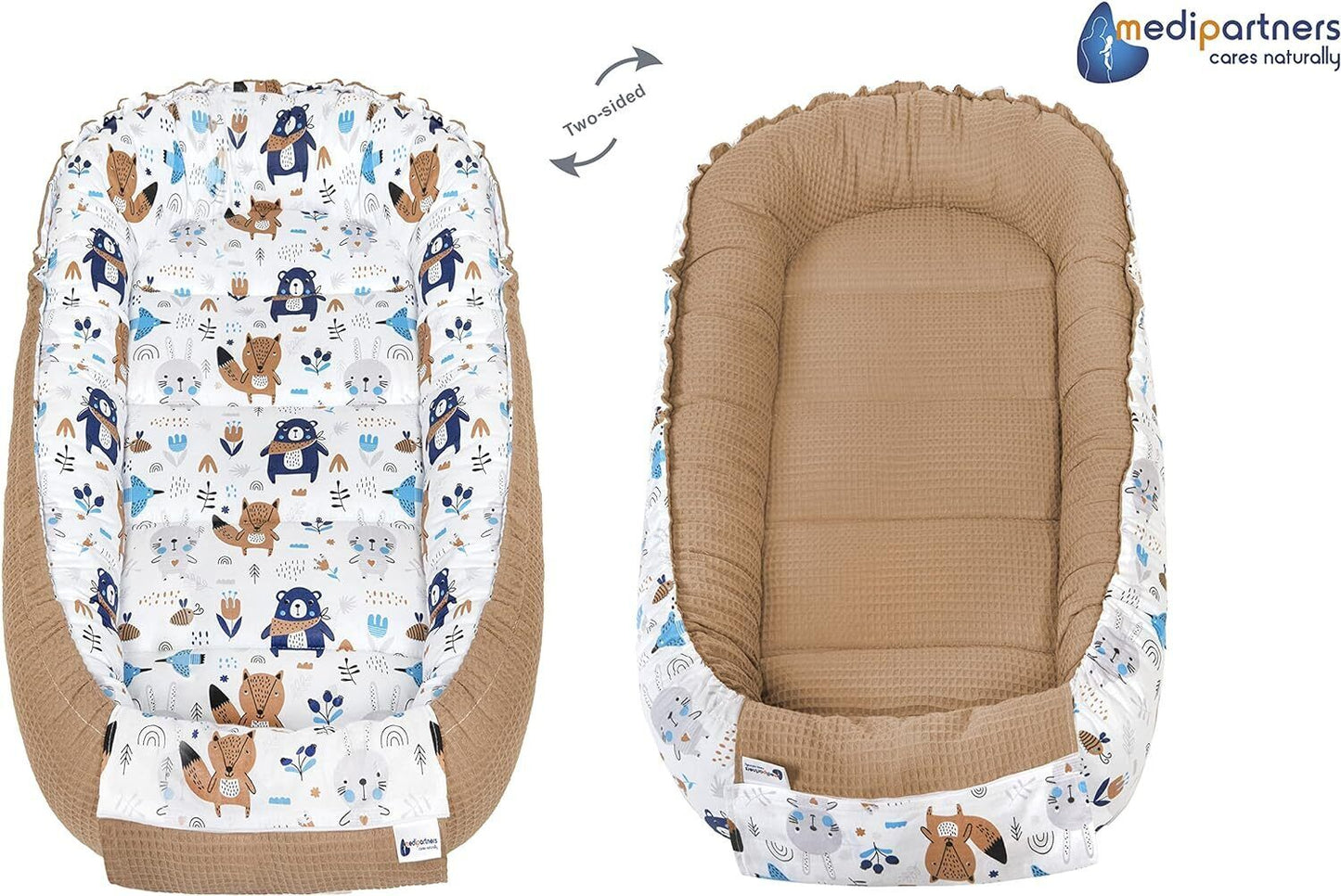 Babynest zum Kuscheln 100% Baumwolle & ÖkoTex zertifiziert